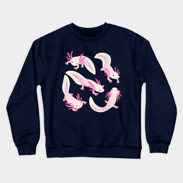 Axolotls 1 Crewneck Sweatshirt by DoomedDreamer